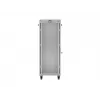 19 Zoll 32HE LANBERG Stand-Rack-Schrank 600×800 mm Grau mit Glastür und LCD (flach Pack)