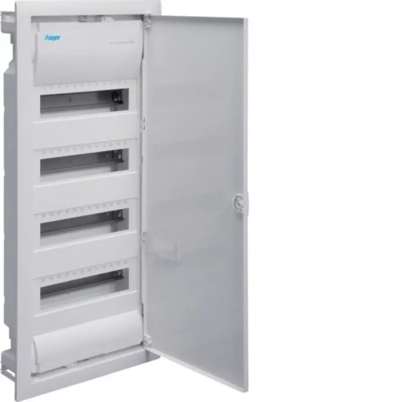Elektrogehäuse Hager VU48NE IP30 Breite 348 mm Tiefe 94,5 mm Höhe 755 mm