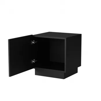 Nachttisch-Set Cama Nachttisch LIVERTI 45x42x47 cm, schwarz, MDF/Spanplatte, 16 mm Rahmen