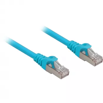 Patchkabel RJ45 Cat.6a SFTP (Blau, 2 Meter, LSOH (halogenfrei))