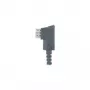 Telefonadapter helos TAE-F M Schwarz | Analoger Leitungsadapter für TAE-Dosen