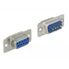 Kabelverbinder DeLOCK 65882 Sub-D 9-polig Blau Silber