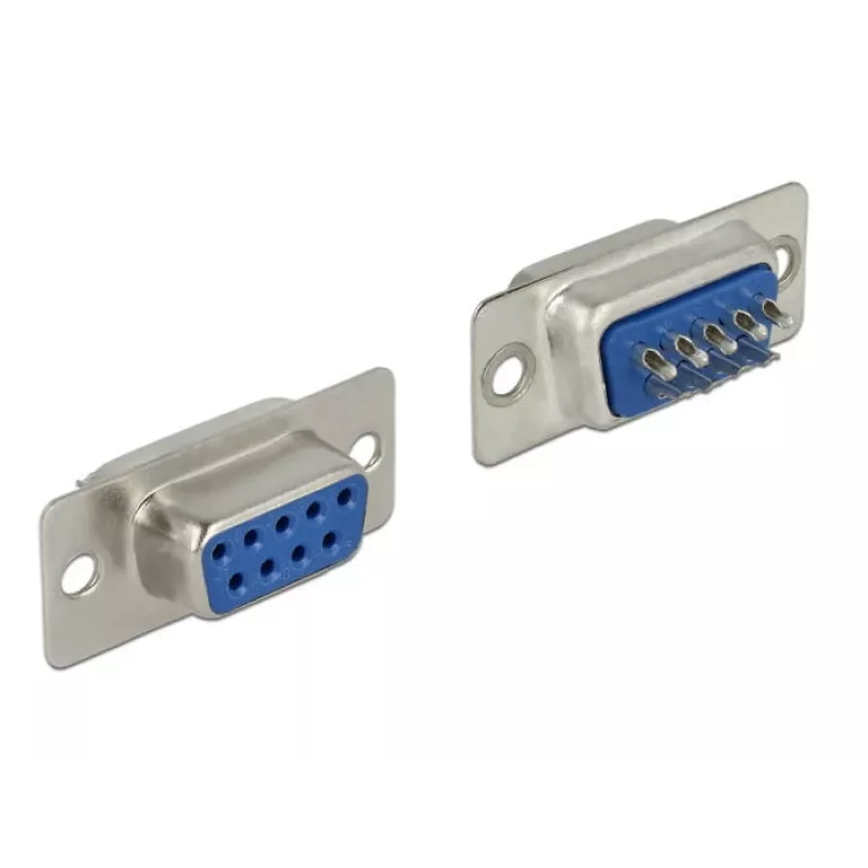 Kabelverbinder DeLOCK 65882 Sub-D 9-polig Blau Silber