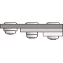 Blindniet GESIPA Polygrip 6.4x15 Al/St Standard KS für 1.5–9.0 mm, 250er-Packung