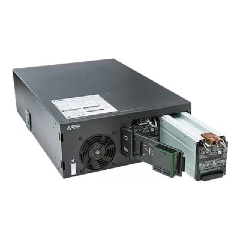 APC Smart-UPS On-Line, 6kVA/6kW, Rackmount 4U, 230V, 6x C13+4x C19 IEC-Ausgänge, Netzwerkkarte+SmartSlot, verlängerte Laufzeit, mit Schienenkit, Marine