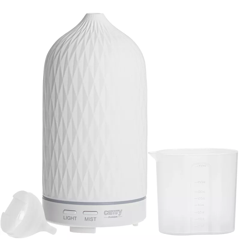 Camry | CR 7970 | Ultraschall-Aromadiffusor 3in1 | Ultraschall | Geeignet für Räume bis 25 m² | Weiß