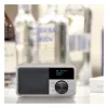 Tischradio Sangean DDR-7 Glacier Silver mit digitalem Tuner und Bluetooth