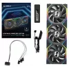 Lian Li UNI FAN SL Wireless LCD 120 Schwarz 3 Stück