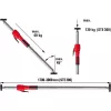 Trockenbaustütze Bessey STE300 mit höhenverstellbarem Stativfuß, schwarz/rot/silber
