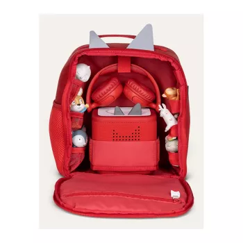 Tonies-Rucksack – Rot (Rot/Grau)