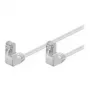 Patchkabel Goobay CAT 5e 2x 90° abgewinkelt F/UTP 3m Weiß