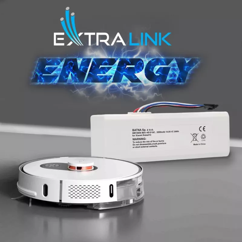 Akku für Xiaomi Roboter 1C P1904-4S1P-MM, 3200mAh, 47,36Wh, STYTJ01ZHM Mijia 1C P1904-4S1P-MM (Dreame MC1808)