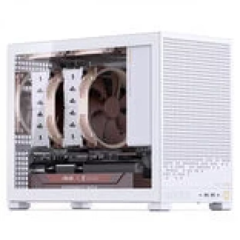 Jonsbo D32 PRO PC-Gehäuse + TRYX PANORAMA SE Complete Liquid Cooling, ARGB - 240mm, Weiß