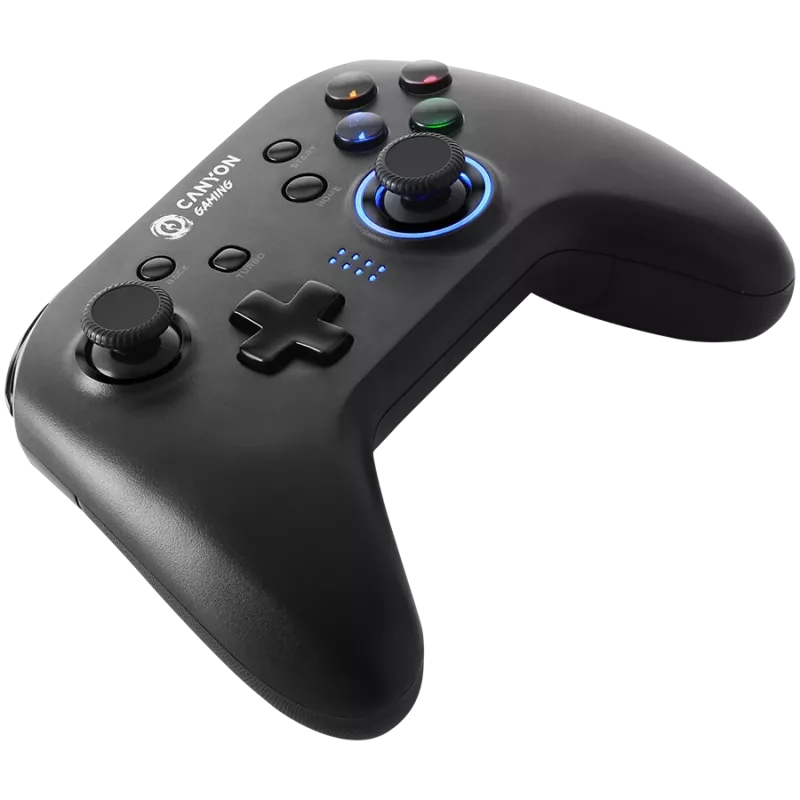 Joystick Canyon CND-GPW3 Gaming-Controller Schwarz
