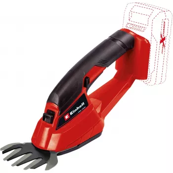 Power X-Change Akku-Grasschere GC-CG 18/1 Li-Solo, 18 Volt (Rot/Schwarz, ohne Akku und Ladegerät)