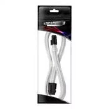 ATX 4-Pin-Verlängerungskabel CableMod Pro ModMesh 45 cm Weiß (CM-PCAB-4ATX-N45KW-2PW-R)