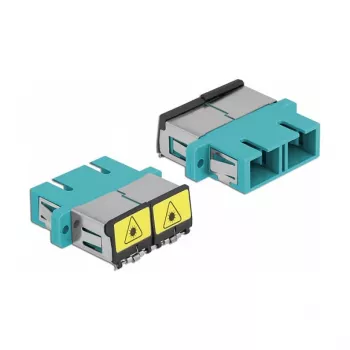 LWL-Koppler DeLOCK 86895 SC Duplex Buchse-zu-Buchse Multimode Aqua