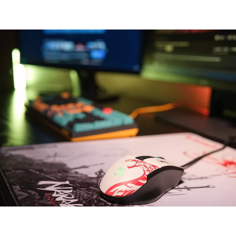 Kabelgebundene Gaming-Maus A4Tech Bloody L65 MAX RGB 16000 DPI Ergonomisch für Rechtshänder