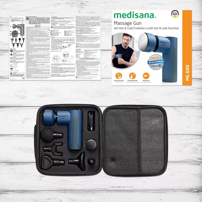 Medisana MG 600 Massagegerät Universal Schwarz, Blau
