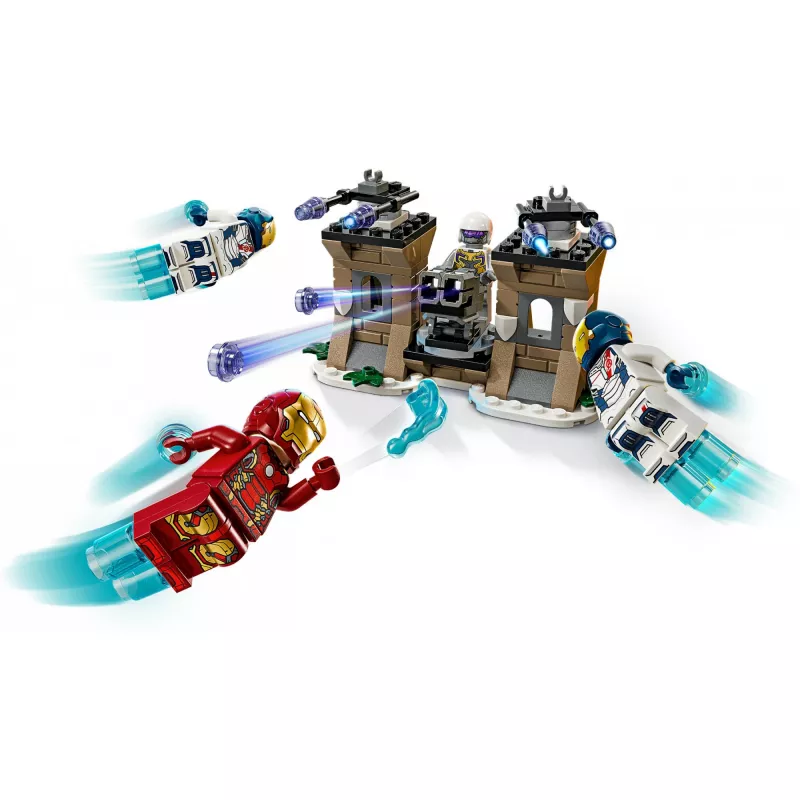 Bauset LEGO-Set 76288 Marvel Super Heroes Iron Man Iron Legion mit HYDRA-Soldat-Minifigur, baubares Modell
