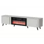 TV-Schrank Cama Meble Volare 200 x 39 x 49 cm cashmere mit elektrischem Kamin