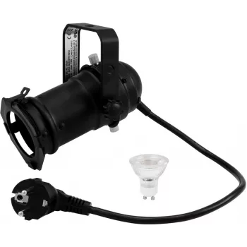 LED PAR Light EUROLITE 20000559 — 1 x 7W LED, kompakter Bühnen-/Party-PAR-Scheinwerfer
