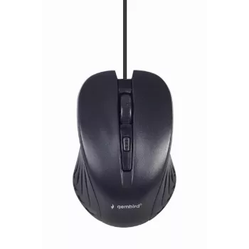 Kabelgebundene Full-Size-Tastatur Gembird KBS-UM-04 USB QWERTY US-Englisch mit Maus, schwarz, 1,5 m Kabel