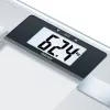 Beurer BG 13 Square Grau, Transparent elektronische Personenwaage