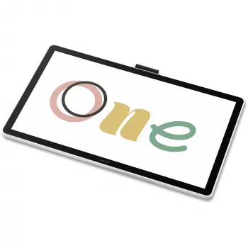Wacom One Digitizer 14-Zoll-LCD-Display mit reaktionsschneller Touch-Technologie, 4096 Druckempfindlichkeitsstufen