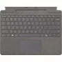Microsoft Surface Pro Tastatur mit Slim Pen für Unternehmen QWERTZ Deutsch Microsoft Cover Port Platin