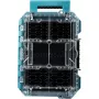 MAKTRAK Organizer kompakt, Werkzeugkiste Blau/transparent, transparenter Deckel