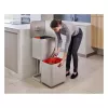 Joseph Joseph Abfalleimer Totem 60 L steingrau