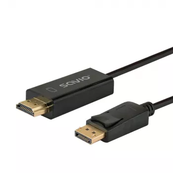 Cable Display Port to HDMI 1,5m, CL-183 Savio SAVKABELCL-183
