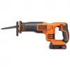 Schwarz & Decker BDCR18-QW Säbelsäge Schwarz, Orange