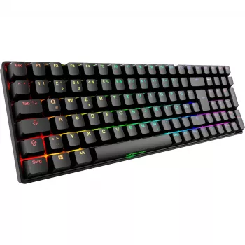 Sharkoon Skiller SGK50 S2 schwarz DE-Layout Gateron Yellow Tastatur