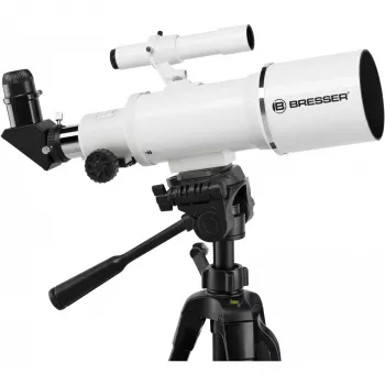Bresser Optics CLASSIC 70/350 Refraktor 140x Schwarz, Weiß