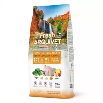 Halbfeuchtes Hundefutter ARQUIVET Fresh Truthahn und Fisch 10 kg — 27% Protein, 17% Fett, 20% Feuchtigkeit