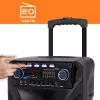 Tragbarer Karaoke-Lautsprecher MANTA SPK5021PRO 20W, 12-Zoll-Tieftöner, 80W RMS, Bluetooth, Akkulaufzeit bis zu 5 Std., SD/USB, Mikrofon- und Gitarreneingänge