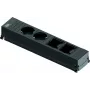 Stromverteiler Bachmann 916.0601 0,1 m 2 AC-Steckdosen Schwarz