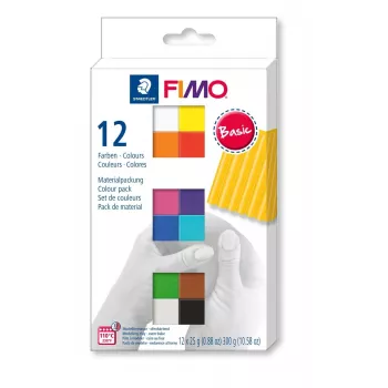 Modelliermasse Staedtler FIMO 8023 C sortierte Farben