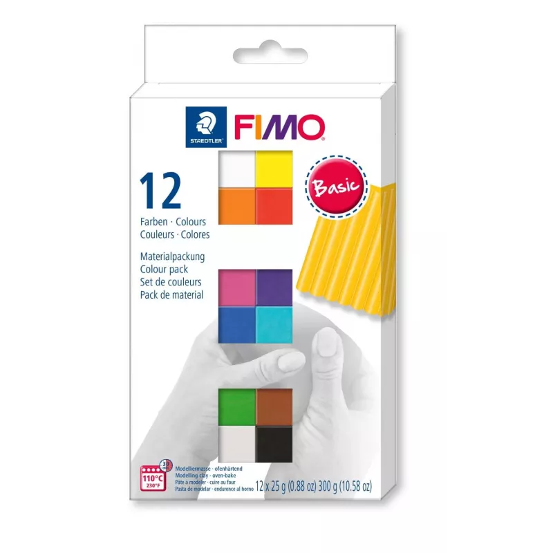 Modelliermasse Staedtler FIMO 8023 C sortierte Farben