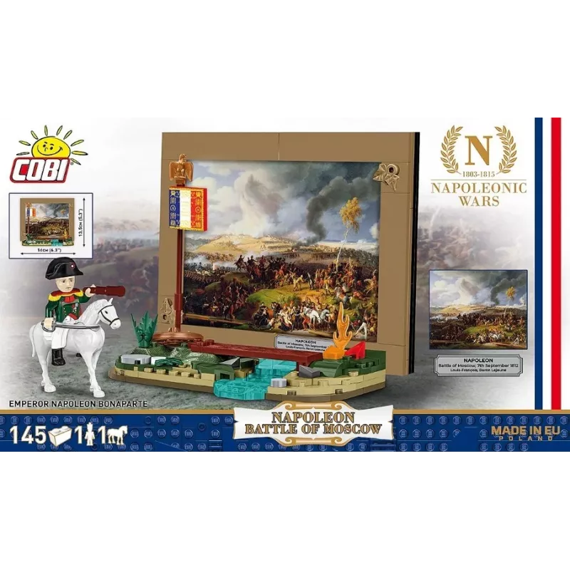 Konstruktionsset Cobi Napoleons Schlacht um Moskau 145 Teile Modellbausatz historisches Diorama