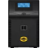Unterbrechungsfreie Stromversorgung ORVALDI ID2K0CH Line-Interactive 2 kVA / 1200 W, 24 V, 9 Ah Batterien, LCD, USB, kompakt schwarz