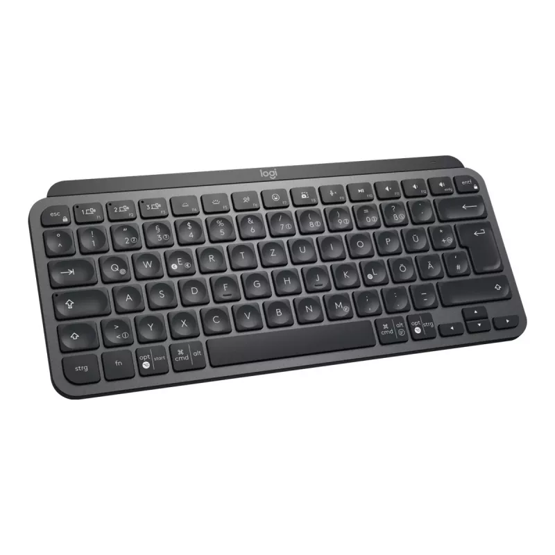Logitech MX Keys Mini for Business - Tastatur - hintergrundbeleuchtet - kabellos - Bluetooth LE - QWERTY - Spanisch - Europa - Graphit (920-010603)