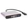 Externer Videoadapter SILVERSTONE CH7517 USB-C auf VGA (Chrontel CH7517) externer Display-Anschluss