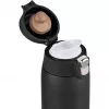 Reisebecher EMSA N2151700 0,4 L, schwarz matt, Flip-Verschluss