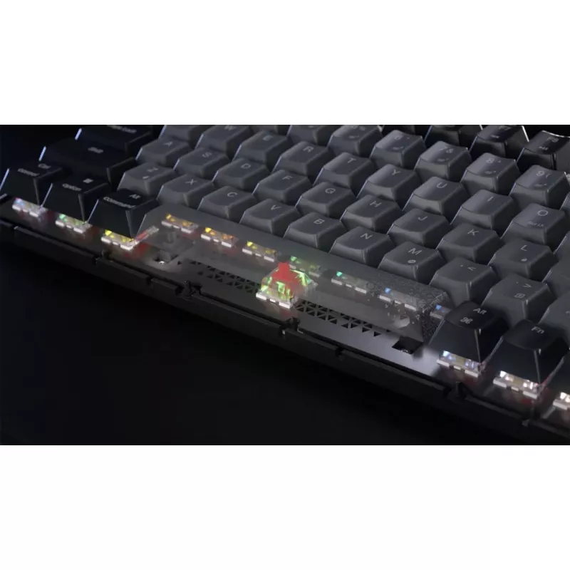 Mechanische Gaming-Tastatur CORSAIR K65 PLUS Wireless — Nordic Schwarz, kompaktes Layout, USB Type-A