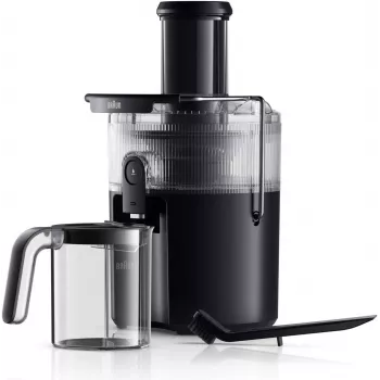 MultiJuice 5 Entsafter SJ 5000 (schwarz, 800 Watt, Saftbehälter 1,5 l)