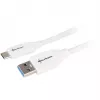 USB 3.2 Gen 2 Kabel, USB-A Stecker > USB-C Stecker (Weiß, 0,5 Meter)