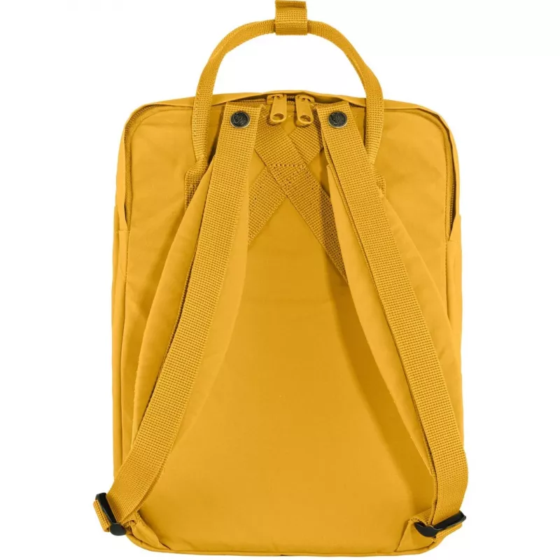 Rucksack Fjällräven Kanken Laptop 13 Zoll — Freizeitrucksack, Gelb, 250×160×350 mm, Polyamid/PP/Vinyl